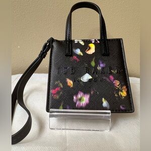 Ted Baker Black Floral Crossbody Bag